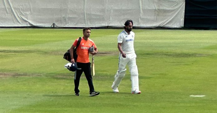 KL Rahul picked up an injury scare in their intra-squad practice match at the WACA in Perth. Here is an update on his progress.