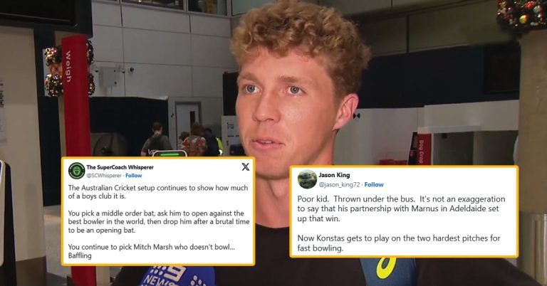 “Mates club” – Australia fans criticise selectors for Nathan McSweeney treatment