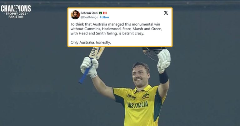Australia winning mentality praised after chasing 352 against England in Champions Trophy