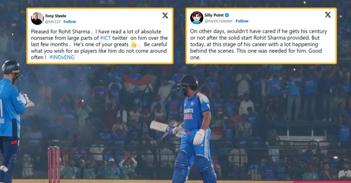 Rohit Sharma hit a magnificent 119 off 90 balls to seal the 2025 ODI series against England. Here are some of the reactions to a fine knock.