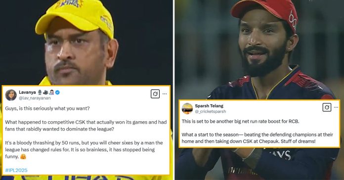 Reactions on Twitter following RCB's huge 50-run win over CSK, breaking their 17-year drought against Chennai in Chepauk.