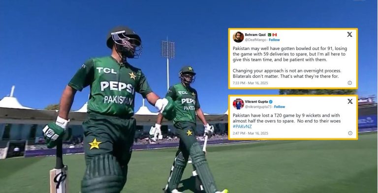 Twitter Reactions: Pakistan bowled out for 91 in 1st T20I vs NZ