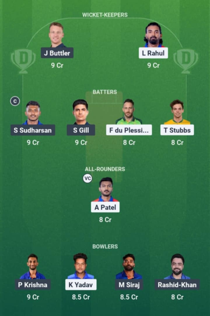 Possible playing XIIs, Delhi pitch report, fantasy cricket tips and Dream11 prediction for the 60th match of IPL 2025 between DC and GT.