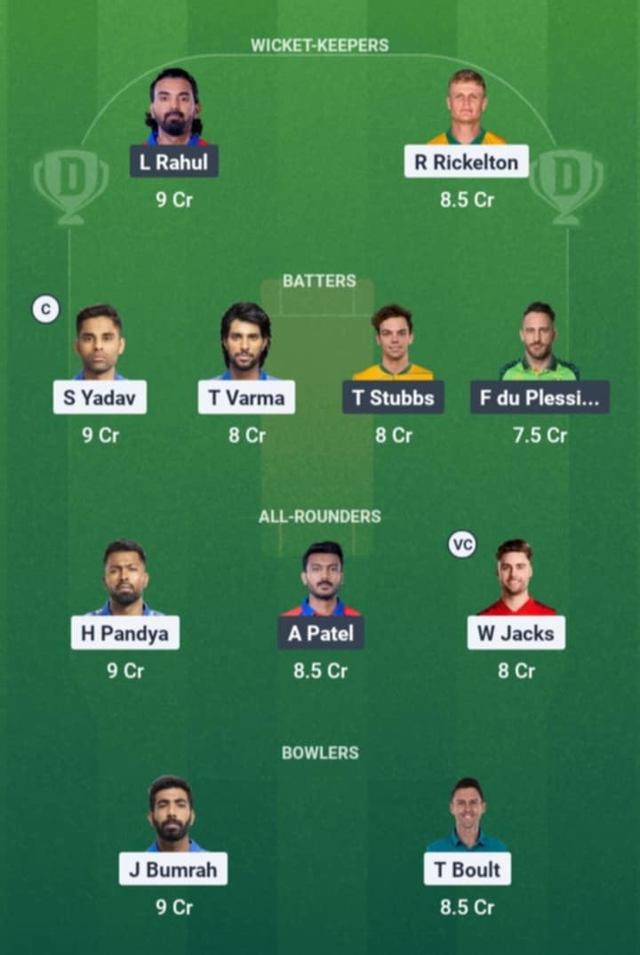 Possible playing XIIs, Wankhede pitch report, fantasy cricket tips and Dream11 prediction for the 63rd match of IPL 2025 between MI and DC.