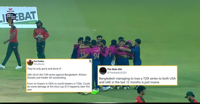 Fans react: UAE praised, Bangladesh trolled and criticised after the hosts won the T20I series 2-1 in Sharjah.