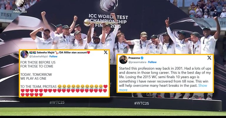 Reactions to South Africa winning the 2025 WTC Final against Australia