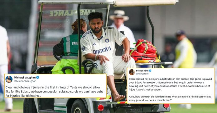 Debates are rife as to whether there should be an injury substitue in Test cricket after Rishabh Pant injured his foot in Manchester.