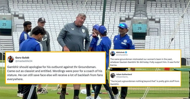Reactions to Gautam Gambhir argument with groundsman Lee Fortis at The Oval