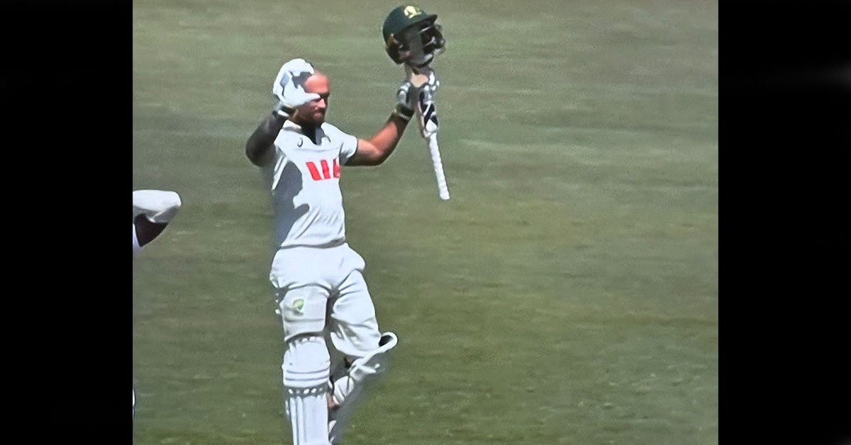 Jake Weatherald has done his Ashes chances no harm, hitting a century in the second four-day game against Sri Lanka A in Darwin.