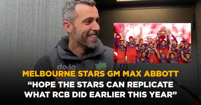 We want to take inspiration from Virat Kohli and RCB – Melbourne Stars GM Max Abbott