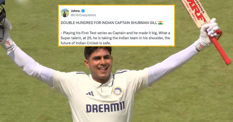 “Future of Indian cricket is safe” – Twitter reactions to Shubman Gill double hundred vs England