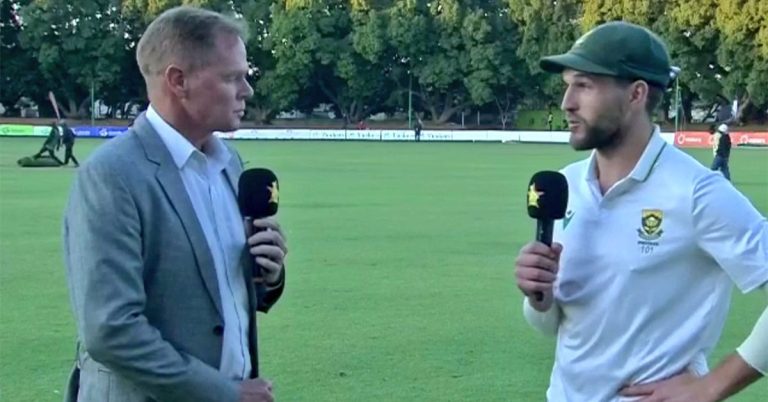 What did Wiaan Mulder say about declaring on 367*?