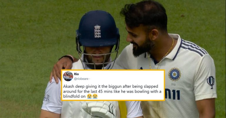 “Stop embarrassing yourself” – Akash Deep criticised for send off to Ben Duckett