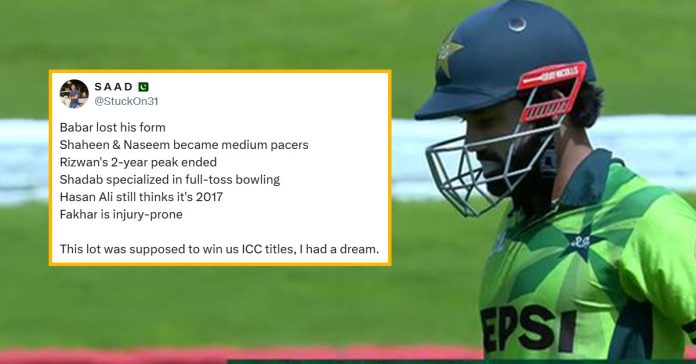 Pakistan fans share their disappointment at the team's 202-run loss in the deciding ODI against West Indies.