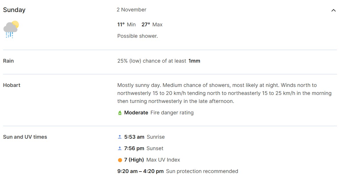 A look at the weather forecast at Bellerive Oval in Hobart for the 3rd AUS vs IND T20I to be played on Sunday October 31, 2025.