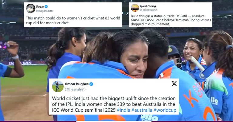 IND-W vs AUS-W Twitter Reactions: India reach World Cup Final after highest run chase vs Australia