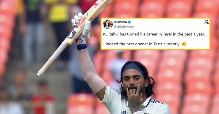 “Best opener in Tests currently” – Twitter reactions to KL Rahul century vs WI in Ahmedabad