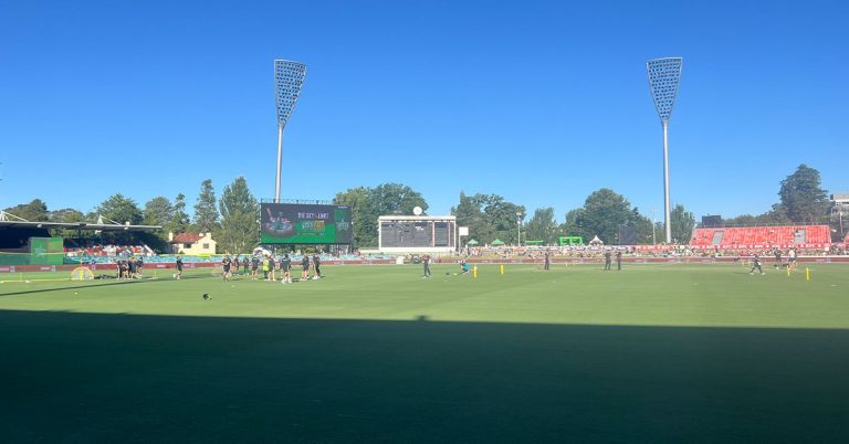 Manuka Oval Canberra T20 recent stats, records, highest scores & pace vs. spin stats comparison
