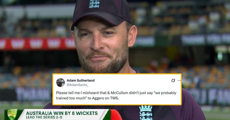 “My head is hot again” – England fans fume at Brendon McCullum’s “overprepared” comment in reaction to Gabba Test