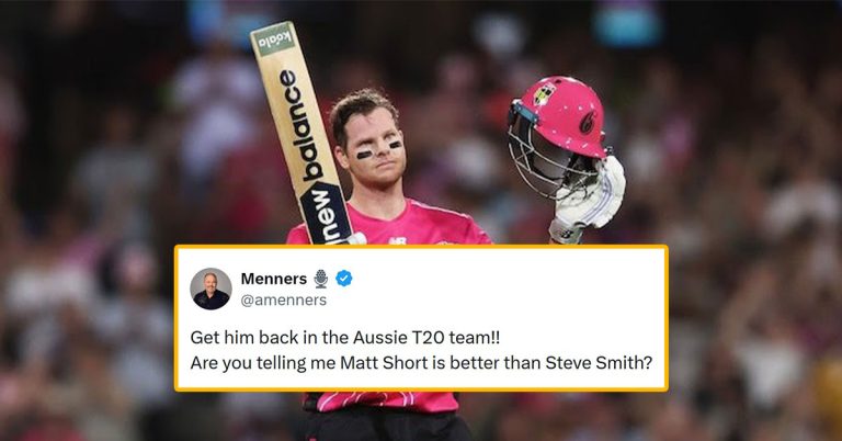 Calls for Steve Smith to be named in Australia’s T20 World Cup squad after smashing 100 (42) in the BBL