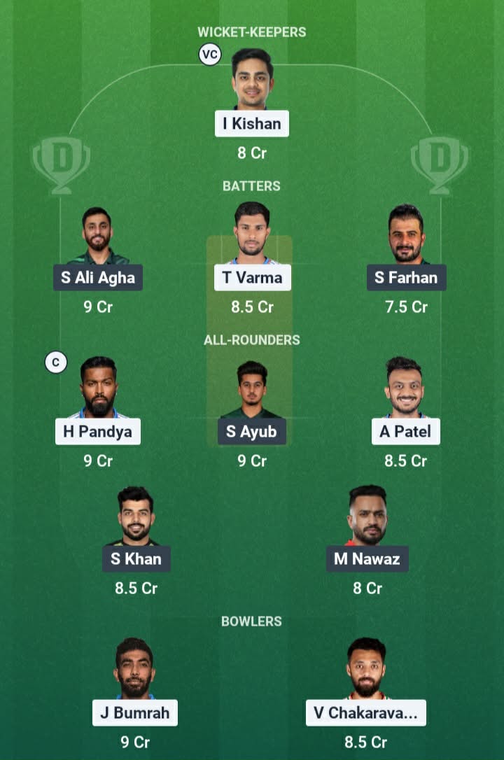 Screenshot from Dream11 app. Possible XIs, Fantasy Cricket Tips, Colombo Pitch Report & Dream11 Prediction for the 27th Match of the T20 World Cup 2026: IND vs PAK Today.
