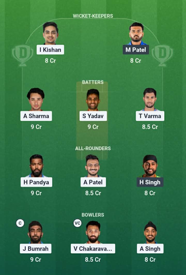Screenshot from Dream11 app. Possible XIs, Fantasy Cricket Tips, Mumbai Pitch Report & Dream11 Prediction for the 3rd Match of the T20 World Cup 2026: IND vs USA Today