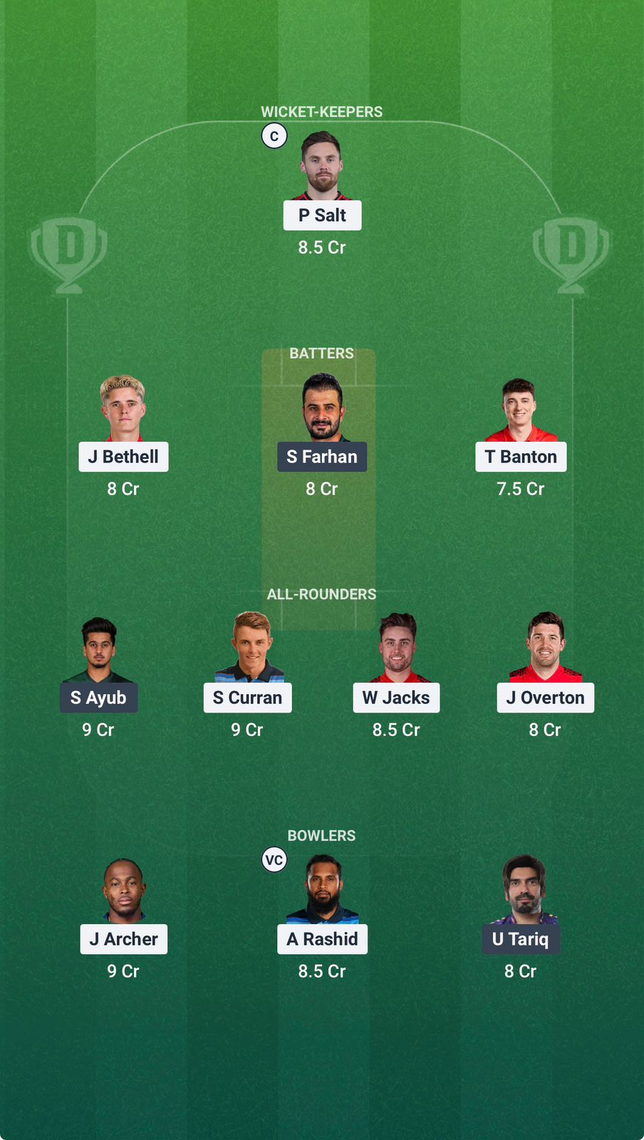 Screenshot from Dream11 app. Possible XIs, Fantasy Cricket Tips, Ahmedabad Pitch Report & Dream11 Prediction for the 45th Match of T20 World Cup 2026: PAK vs ENG Today