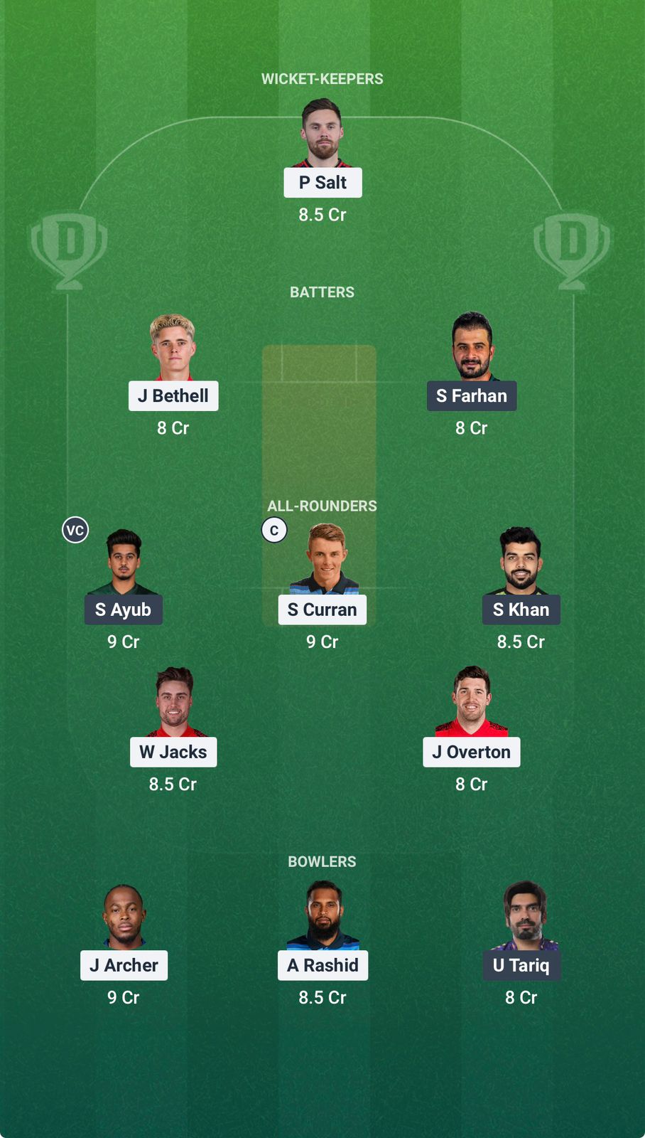 Screenshot from Dream11 app. Possible XIs, Fantasy Cricket Tips, Ahmedabad Pitch Report & Dream11 Prediction for the 45th Match of T20 World Cup 2026: PAK vs ENG Today