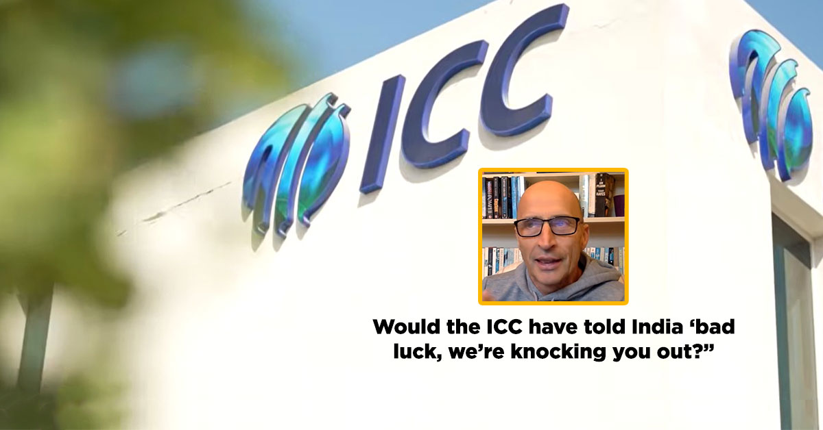 Former England captain Nasser Hussain has spoken out against the ICC after their decision to replace Bangladesh in the T20 World Cup.