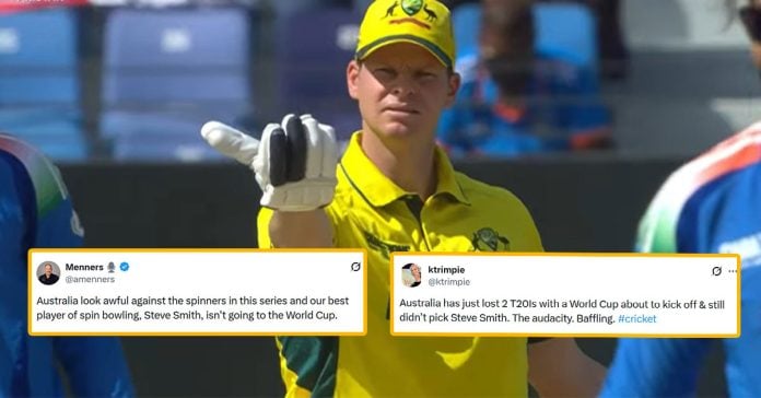 Fans, especially Australians, are critical of Australia not selecting Steve Smith in their final squad for the 2026 T20 World Cup.