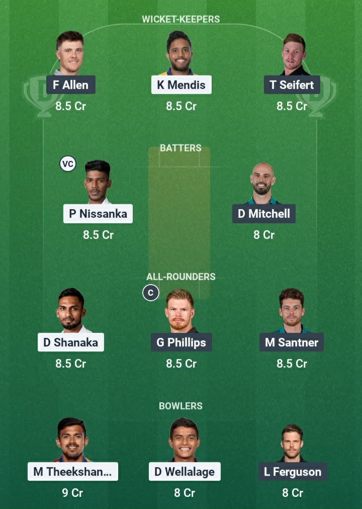 Screenshot from Dream11 app. Possible XIs, Fantasy Cricket Tips, Colombo Pitch Report & Dream11 Prediction for the 46th Match of T20 World Cup 2026: SL vs ENG Today