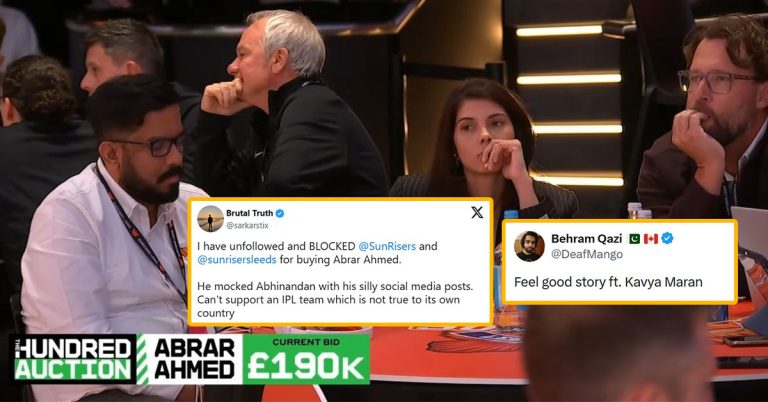 Mixed reactions after Sunrisers Leeds buy Abrar Ahmed in the Hundred Auction