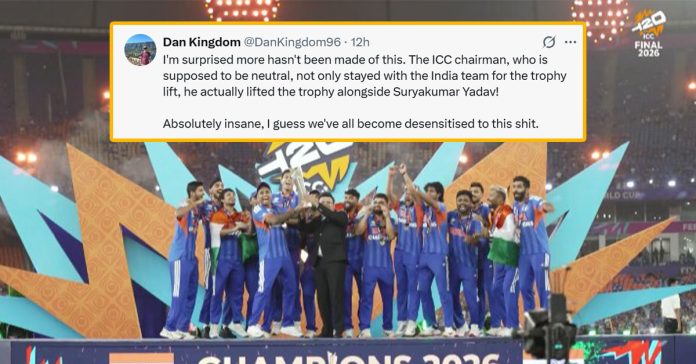 Adam Collins and Geoff Lemon of The Final Word Podcast lead a chorus of discontent around ICC chairman Jay Shah overcelebrating with India.
