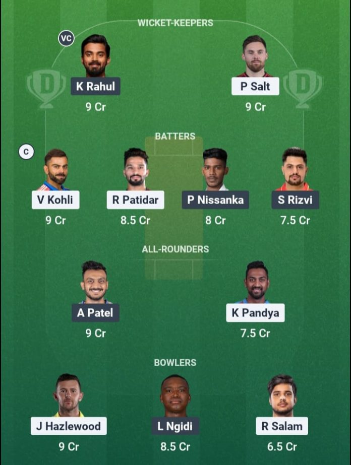 Rcb Prediction Table RCB vs DC Dream11 Prediction Possible 11 Pitch Report - IPL 2026 26th ...