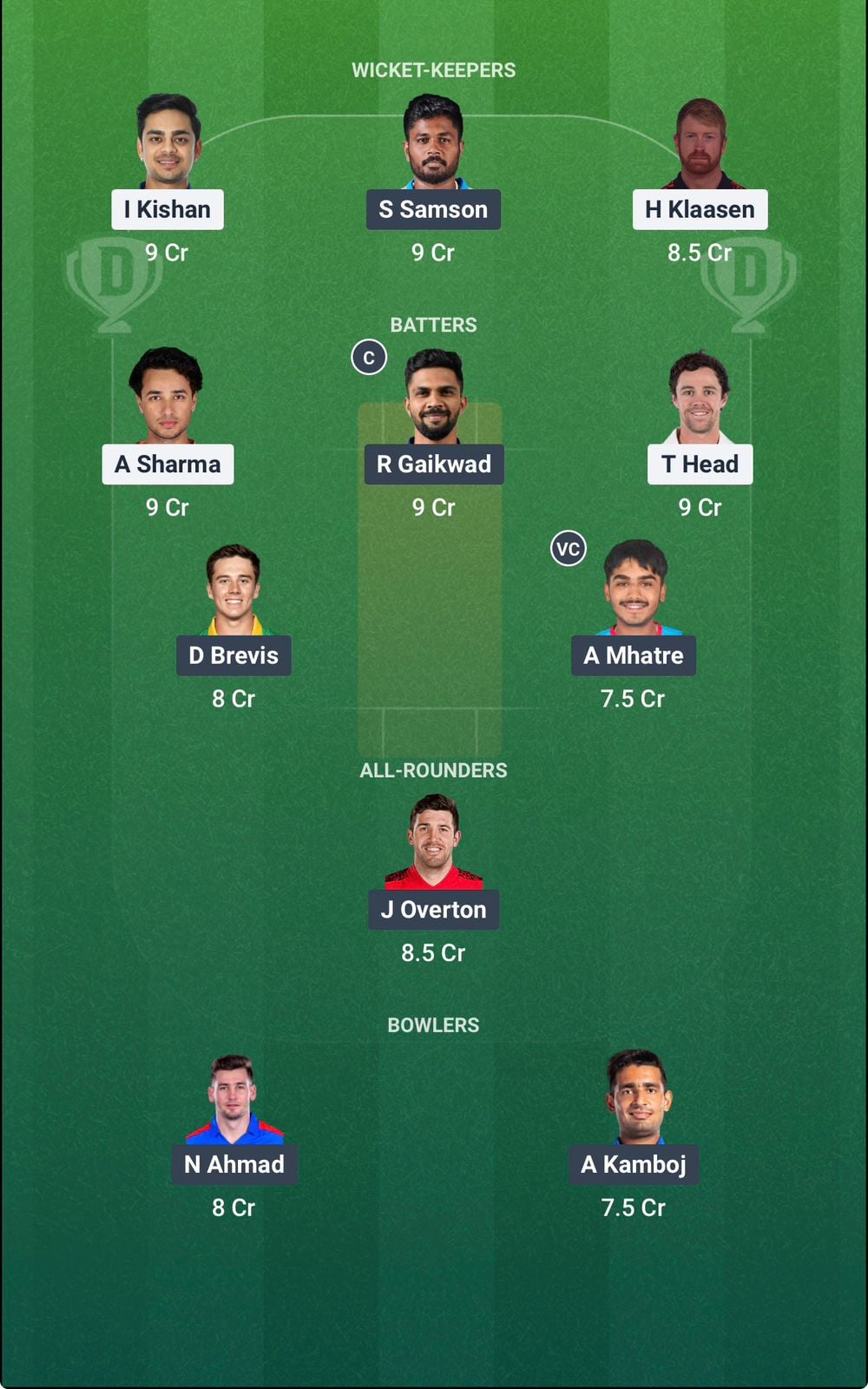 Screenshot from Dream11 app. Possible XIs, Fantasy Cricket Tips, Hyderabad Pitch Report & Dream11 Prediction for the 26th match of IPL 2026: SRH vs DC Today.