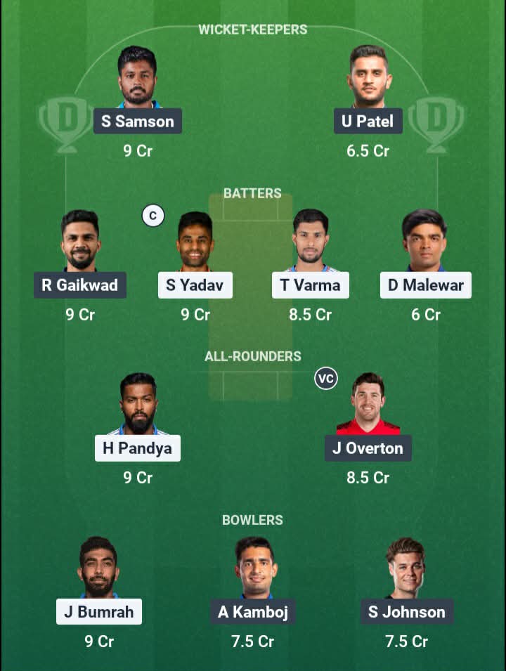 Screenshot from Dream11 app. Possible XIs, Fantasy Cricket Tips, Wankhede Pitch Report & Dream11 Prediction for the 33rd match of IPL 2026: MI vs CSK Today.