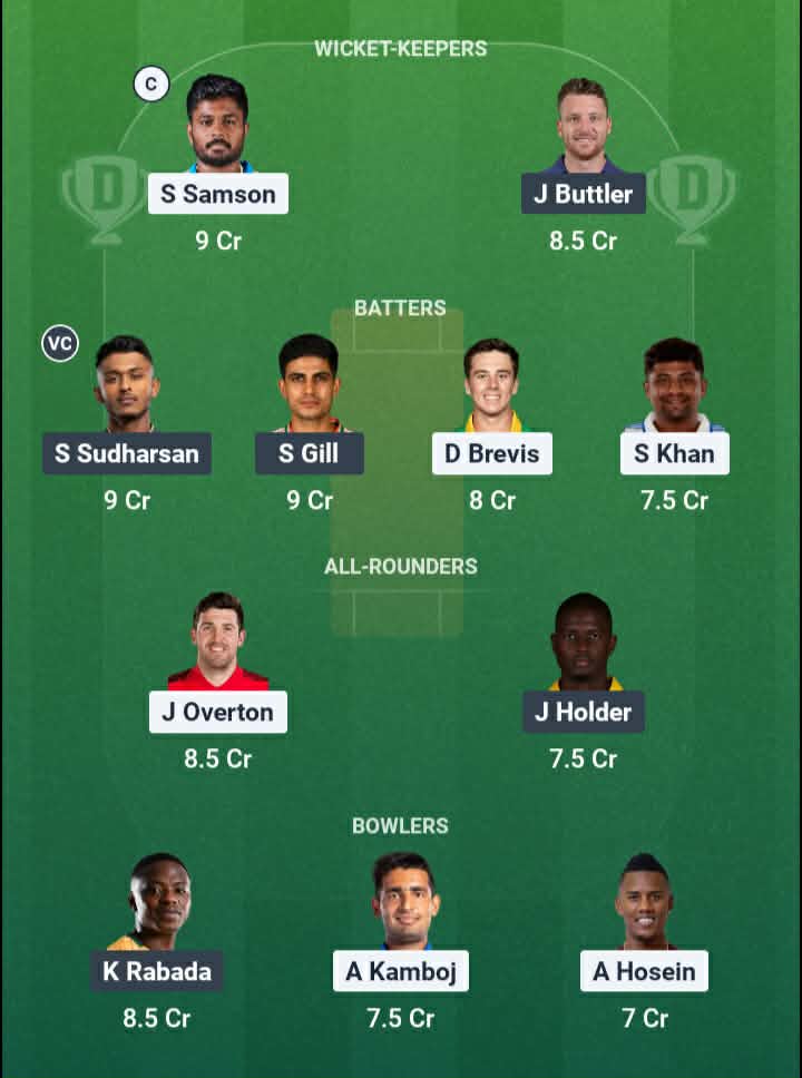 Screenshot from Dream11 app. Possible XIs, Fantasy Cricket Tips, Chepauk Pitch Report & Dream11 Prediction for the 37th match of IPL 2026: CSK vs GT Today.