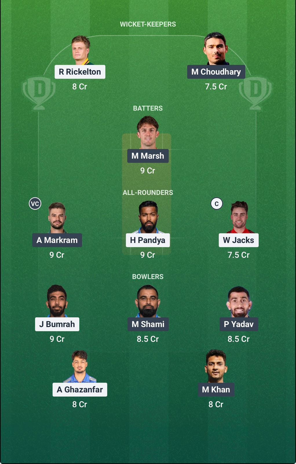 Screenshot from Dream11 app. Possible XIs, Fantasy Cricket Tips, Wankhede Pitch Report & Dream11 Prediction for the 47th match of IPL 2026: MI vs LSG Today.