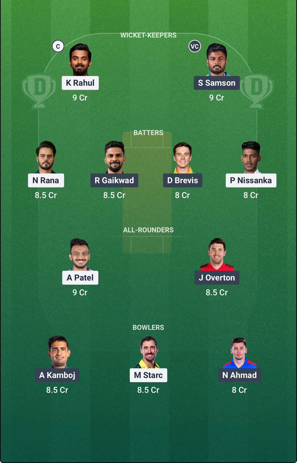 Screenshot from Dream11 app. Possible XIs, Fantasy Cricket Tips, Delhi Pitch Report & Dream11 Prediction for the 48th match of IPL 2026: DC vs CSK Today.
