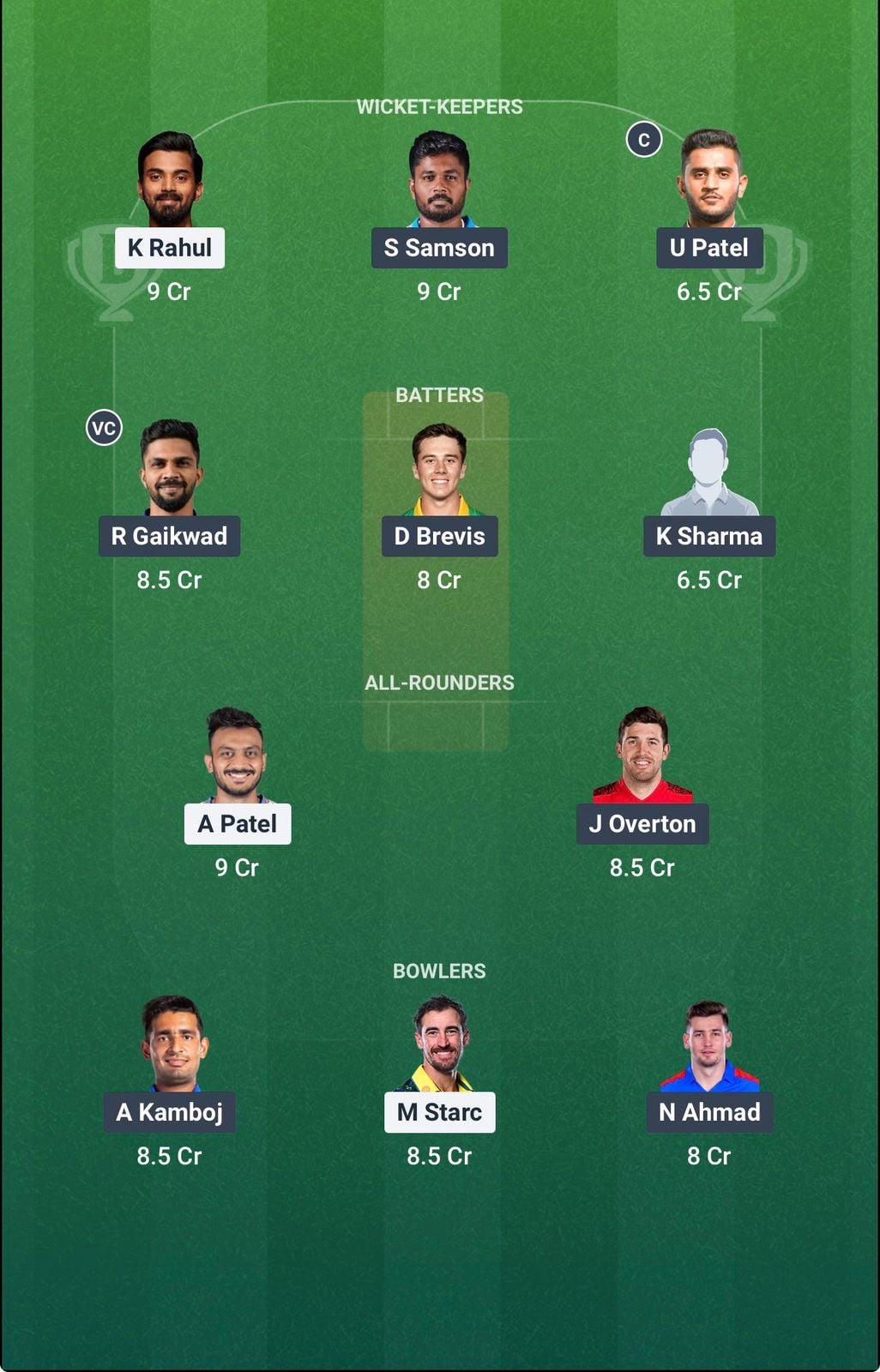 Screenshot from Dream11 app. Possible XIs, Fantasy Cricket Tips, Delhi Pitch Report & Dream11 Prediction for the 48th match of IPL 2026: DC vs CSK Today.