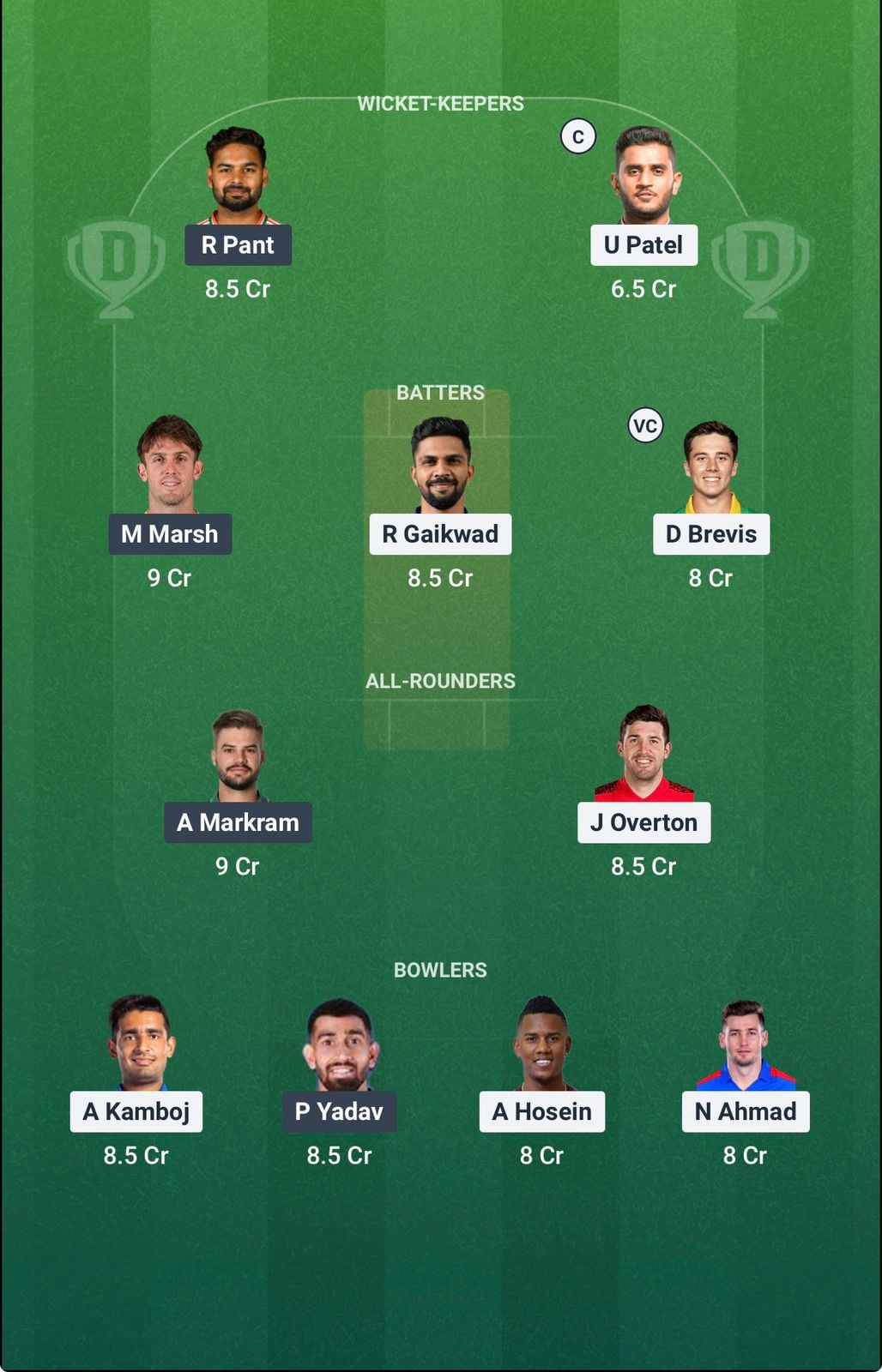 Screenshot from Dream11 app. Possible XIs, Fantasy Cricket Tips, Chepauk Pitch Report & Dream11 Prediction for the 53rd match of IPL 2026: CSK vs LSG today.