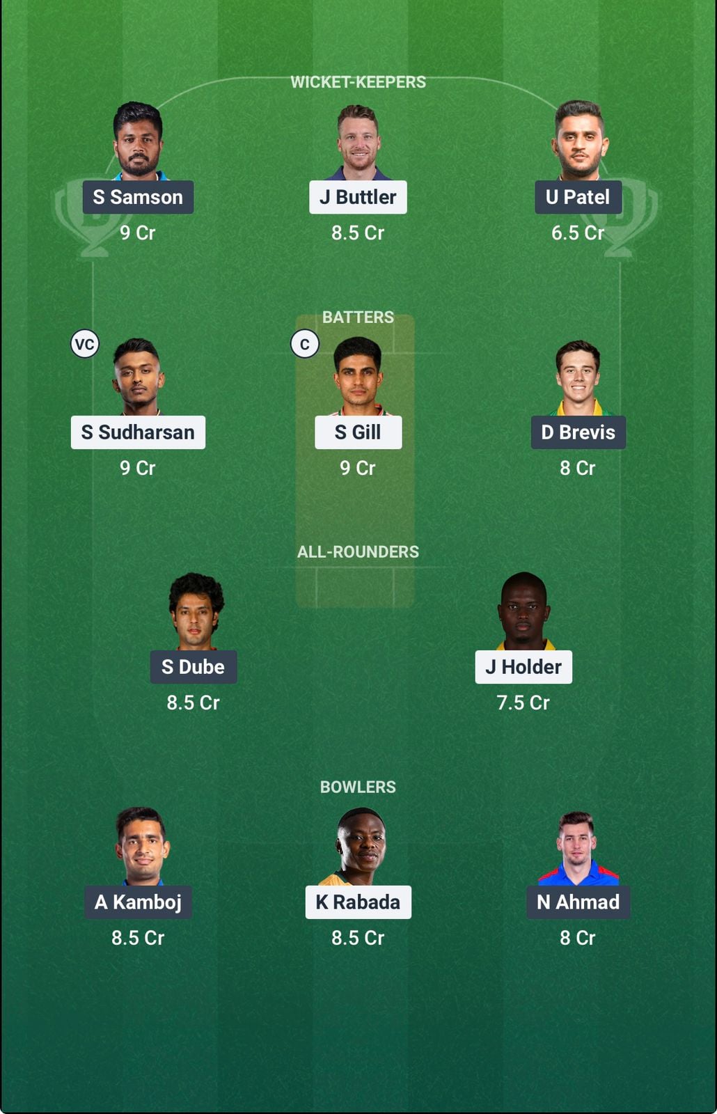 Screenshot from Dream11 app. Possible XIs, Fantasy Cricket Tips, Ahmedabad Pitch Report & Dream11 Prediction for the 66th match of IPL 2026: GT vs CSK Today.