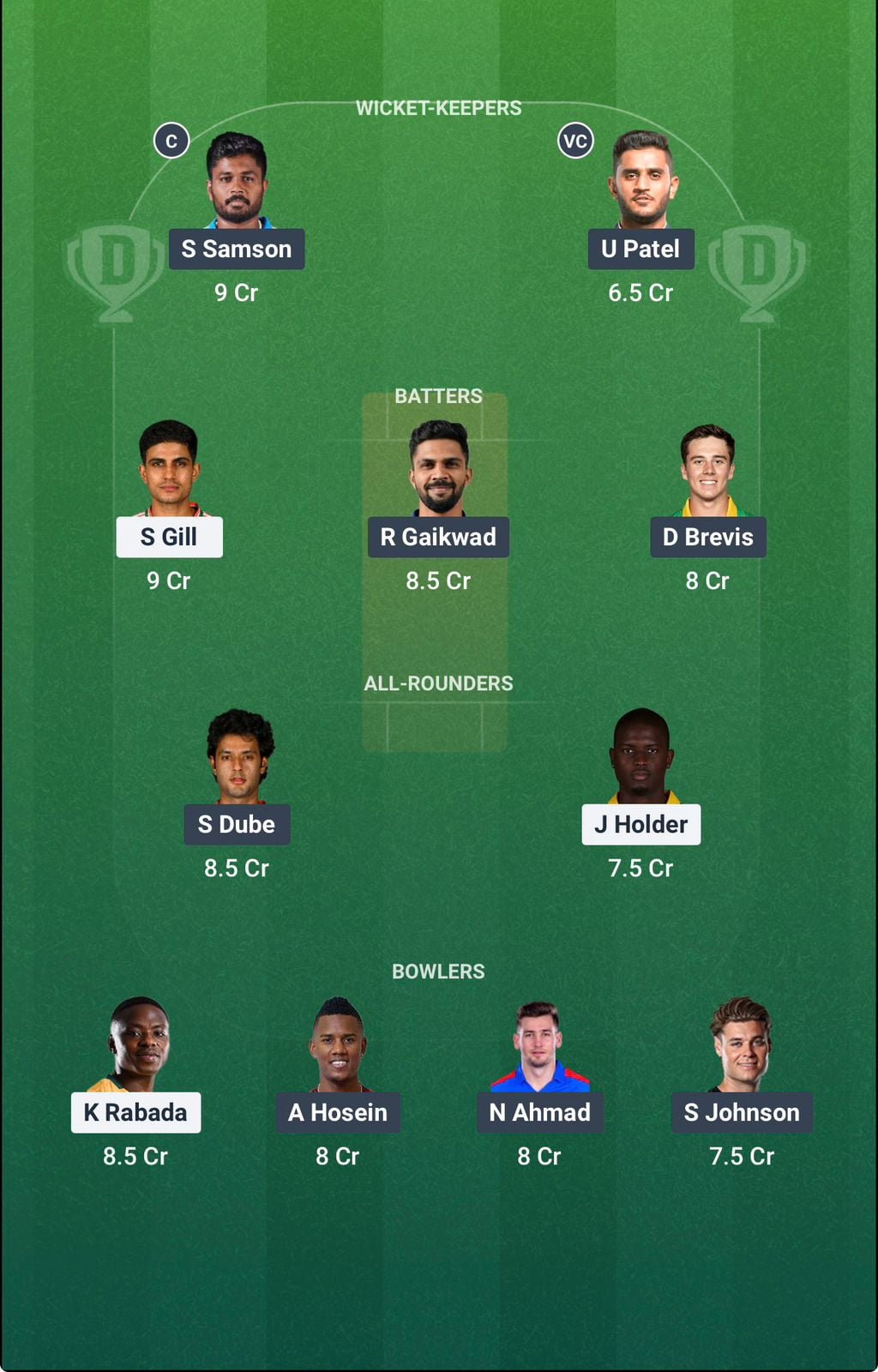 Screenshot from Dream11 app. Possible XIs, Fantasy Cricket Tips, Ahmedabad Pitch Report & Dream11 Prediction for the 66th match of IPL 2026: GT vs CSK Today.