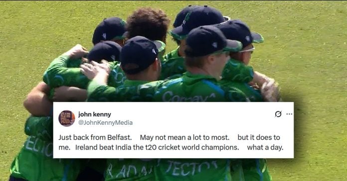 IRE vs IND Reactions: Ireland's superb 34-run win over India in the 1st T20I at Belfast sparks plenty of reaction on social media.
