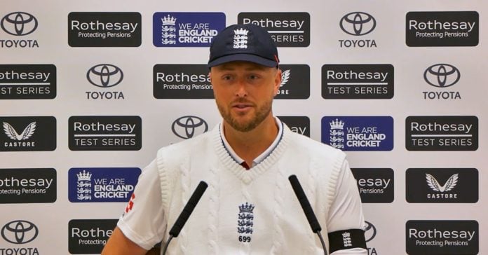 Ollie Robinson spoke to the media after a dream return to Test cricket, where he took three wickets in his first over against New Zealand.