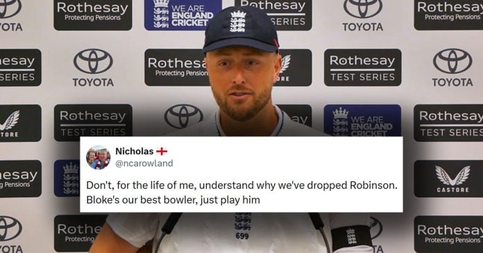 England fans have questioned why Ollie Robinson has been left out of the XI despite delivering a matchwinning performance at Lord's.
