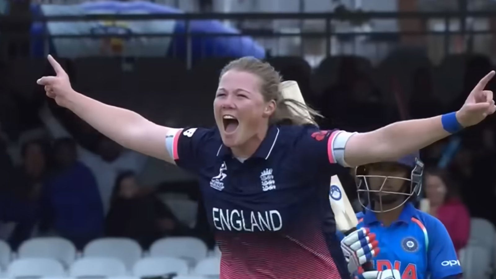 Anya Shrubsole celebrates in 2017 WC Final. Women's T20 World Cup Final 2026: A look at England's superb record in home Women's World Cup Finals across T20Is and ODIs.