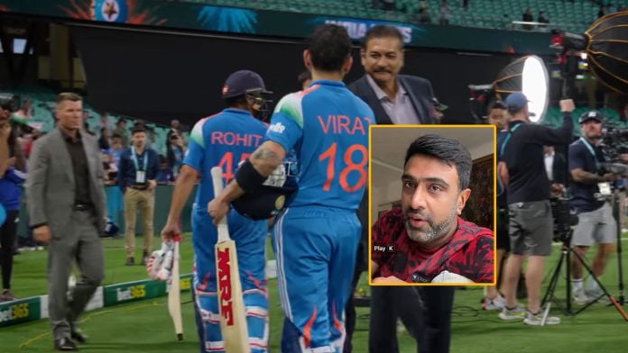 R Ashwin says India should not drop Virat Kohli and Rohit Sharma, and believes both should be at the 2027 ODI World Cup.