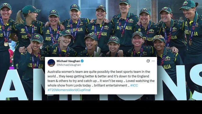 Women's T20 World Cup Final: Reactions to Australia winning an incredible 7th title after thrashing England at Lord's on Sunday.