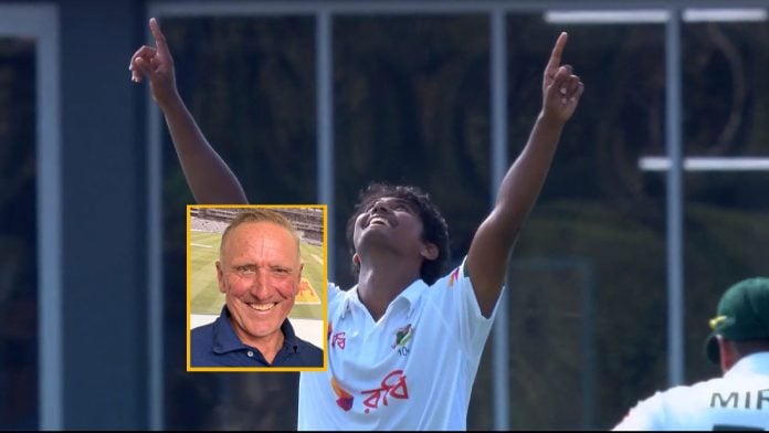 Former Bangladesh bowling coach Allan Donald speaks with happiness following Bangladesh's superb Test win against Australia in Darwin.